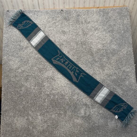 Philadelphia Eagles NFL FOCO Big Logo Reversible Scarf Winter - Picture 7 of 7